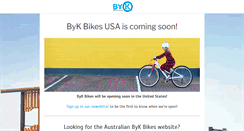 Desktop Screenshot of bykbikes.com